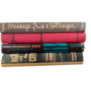 4 Novels from the 1940's Night and the City The Madrone Tree Julie +1
